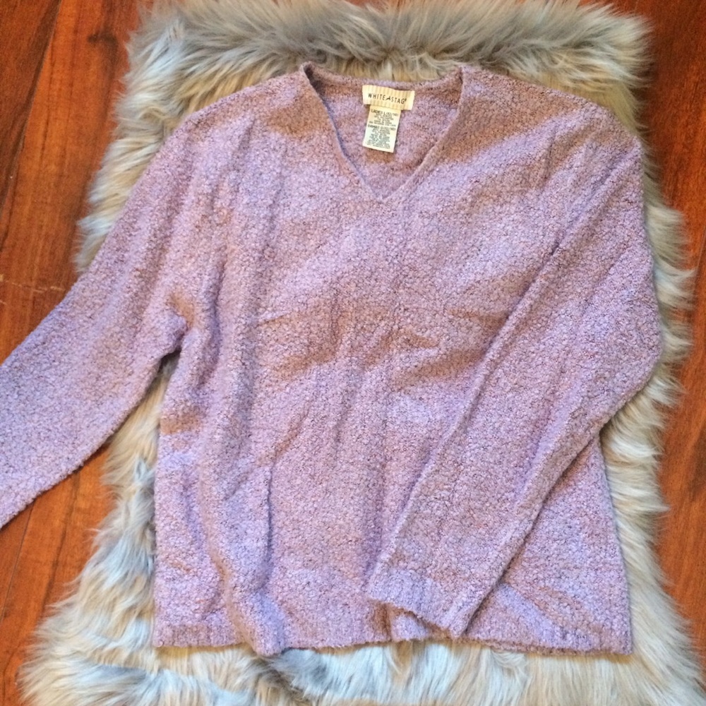 White Stag V Neck Sweater